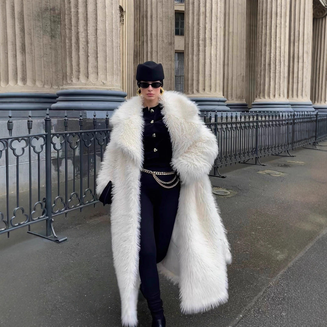 Luxury Faux Fur Coat for Women Lune London