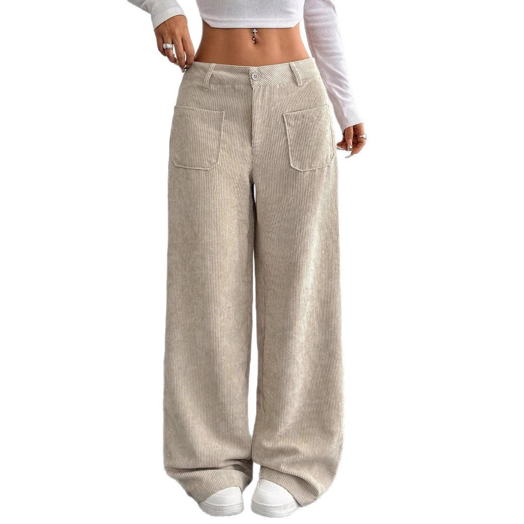 Wide corduroy trousers for women Lune London