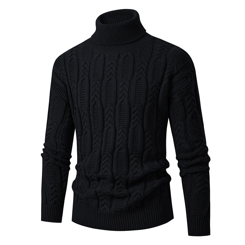 Lune London | Men's High-Quality Turtleneck Sweater with Pattern