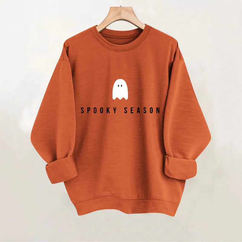 Women's sweatshirt with casual spooky design and soft inner fleece Lune London