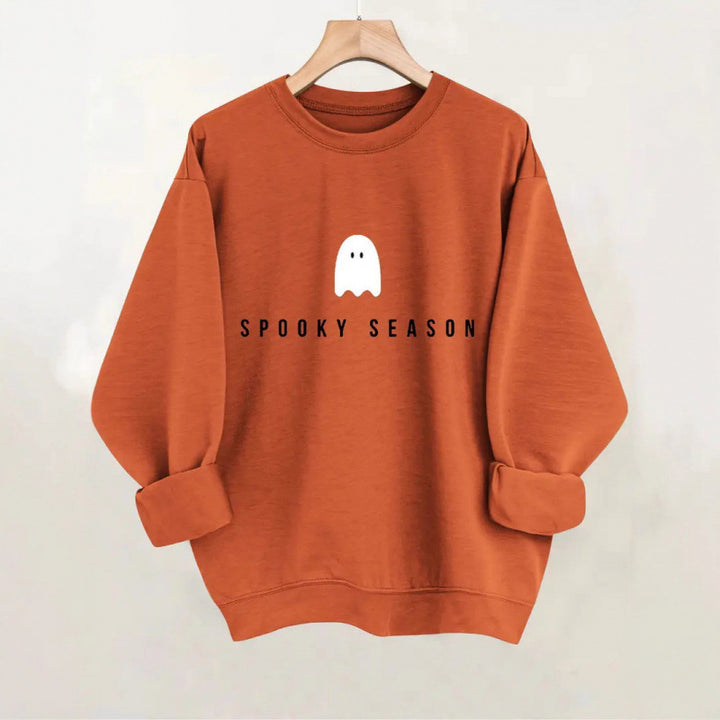Women's sweatshirt with casual spooky design and soft inner fleece Lune London