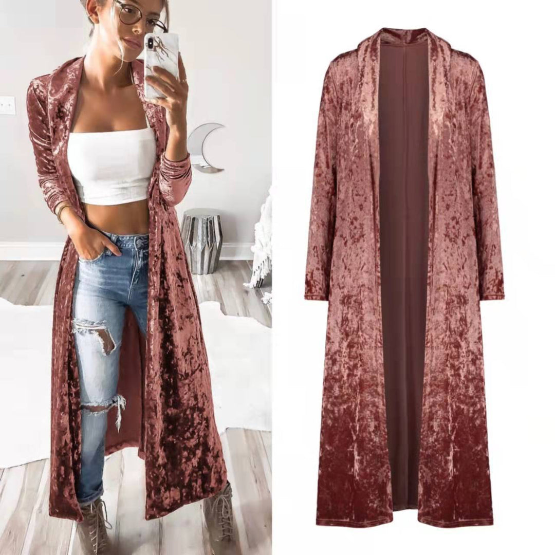 Lady Velvet Duster Coat Lune London