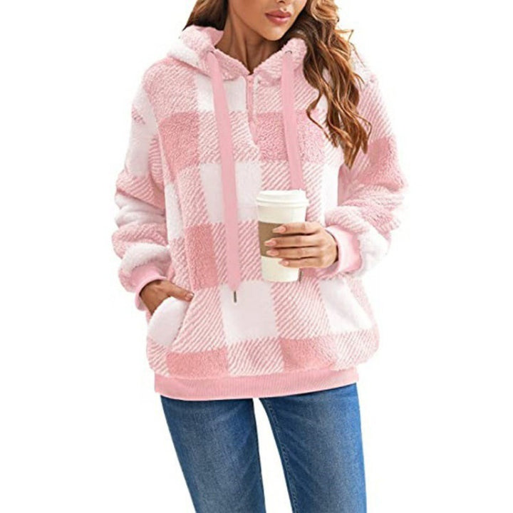 Ladies fleece hooded sweatshirt Lune London