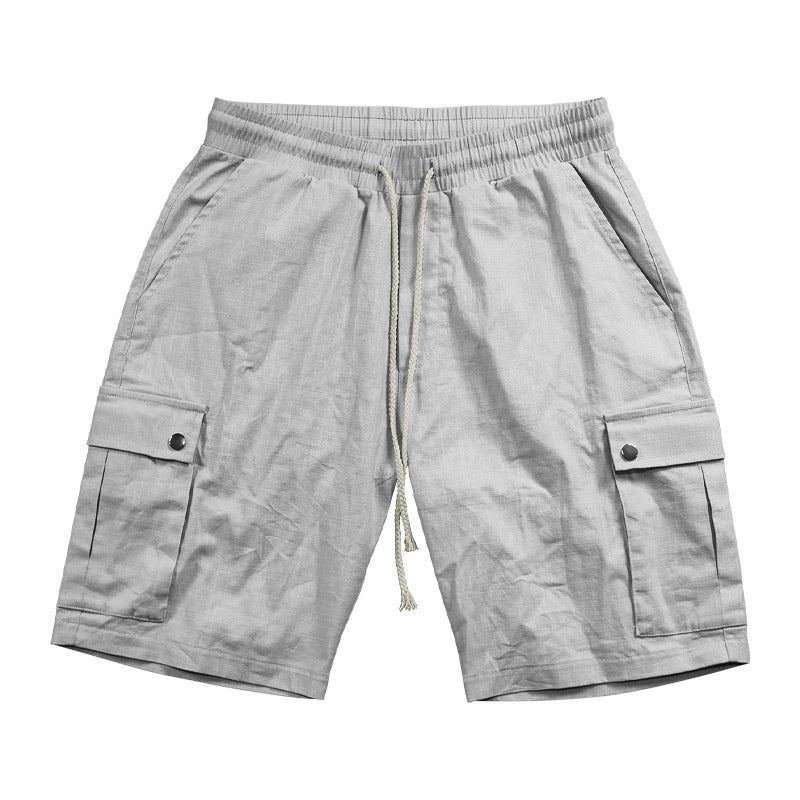 Shorts Cargo pratiques pour hommes avec une taille élastique et des poches polyvalentes Lune London