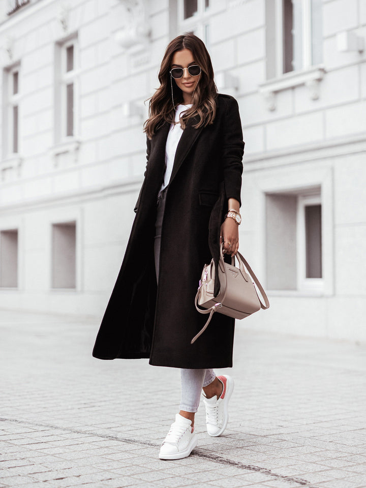 Ladies elegant and comfortable long coat Lune London