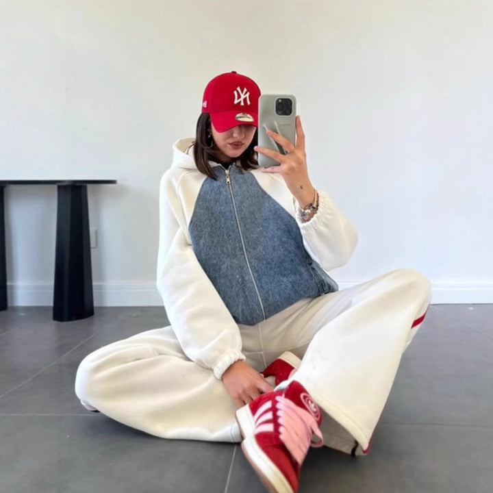Lune London women's tracksuit and sporty hooded sweatshirt