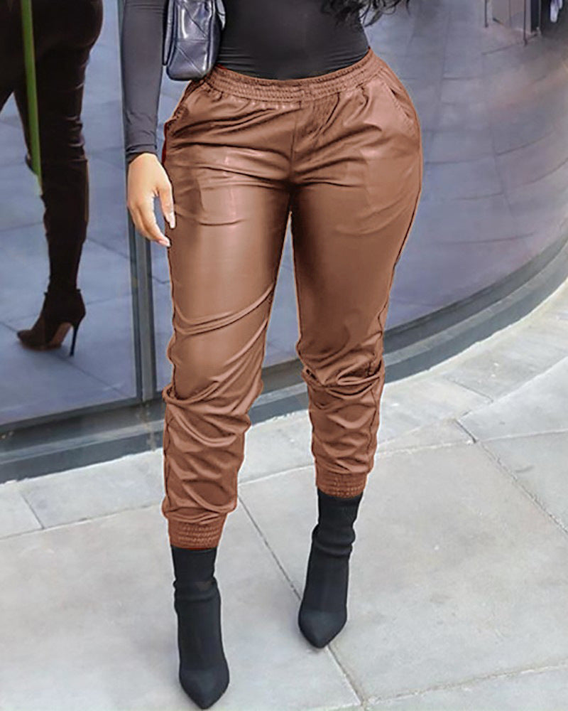 Lune London women's sporty lounge pants with gathers
