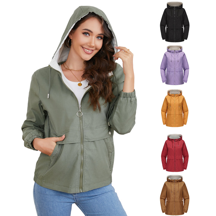 Fashion leisure jacket for women with adjustable belt Lune London