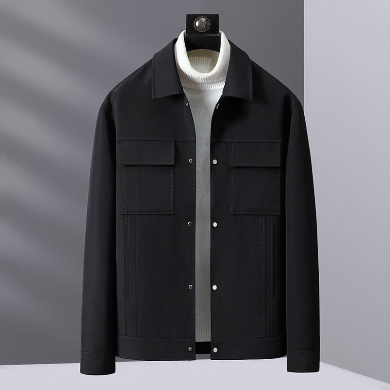 Trendy overshirt jacket for men with practical pocket design Lune London