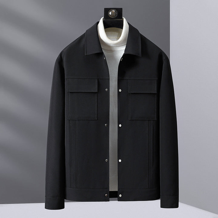 Trendy overshirt jacket for men with practical pocket design Lune London