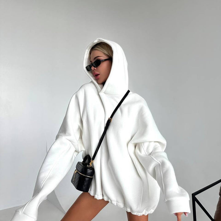 Oversized hooded sweatshirt for women with a relaxed fit and comfortable material Lune London