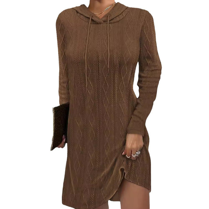 Lune London Women's Hooded Knit Dress