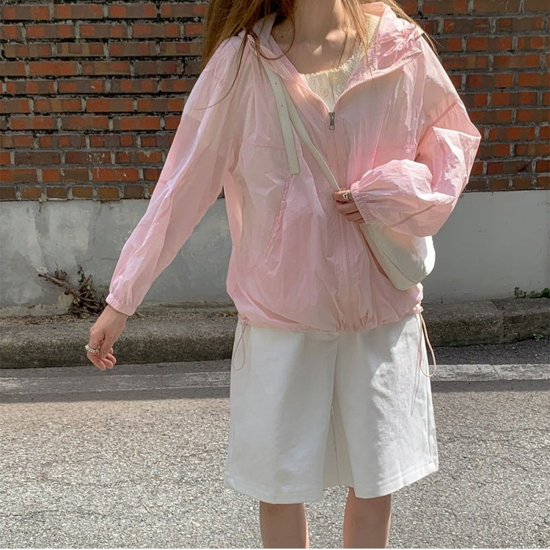 Women's sporty transitional jacket with adjustable drawstring Chic & Stil