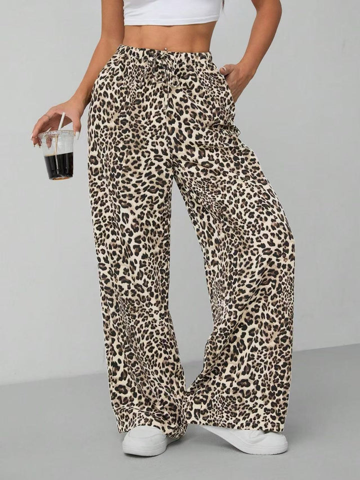 Ladies Safari Pants Lightweight High Waist Lune London