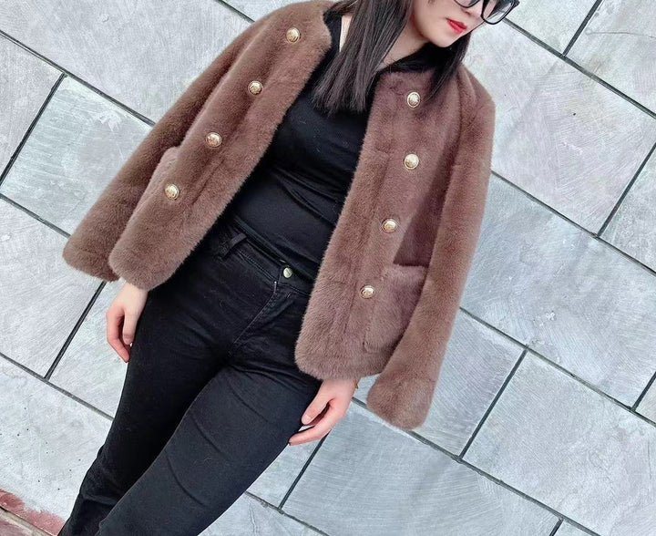 Veste douce élégante pour femmes avec boutons élégants Chic & Stil