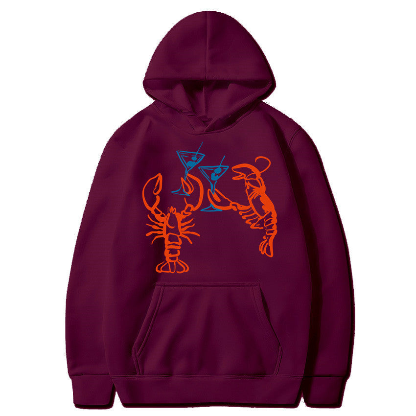 Sweat à capuche pour femmes avec motif de homard turbulente Chic & Stil
