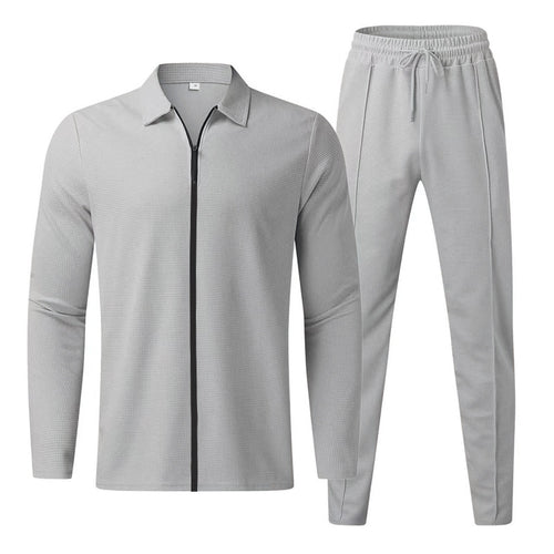 Men's two-piece sports set with zipper and elastic waist Lune London
