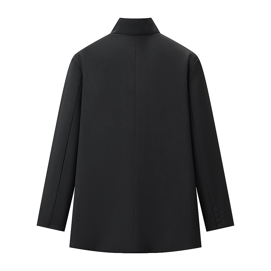 Veste blazer de mode pour femmes en style décontracté avec poches pratiques Chic & Stil