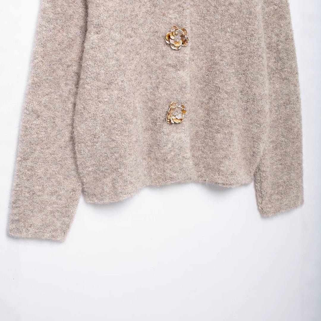 Chef jacket for women with decorative button details Lune London