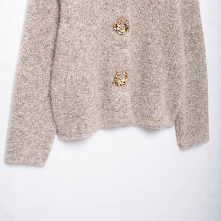 Chef jacket for women with decorative button details Lune London