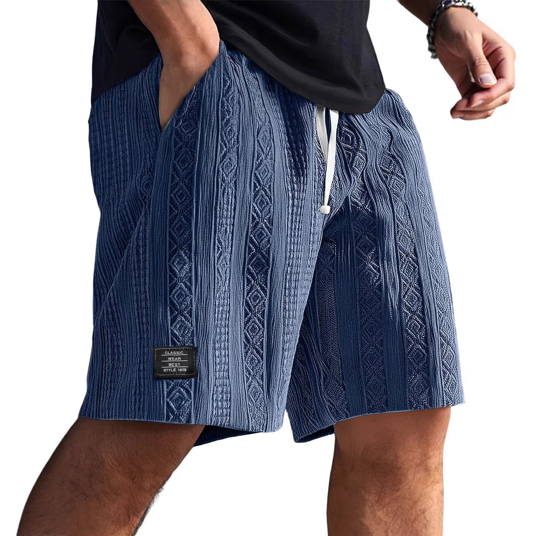 Men's Stylish Leisure Pants in Casual Knit Design Lune London