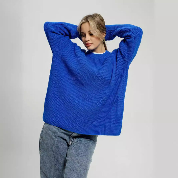 Ladies Chunky Knit Sweater Lune London