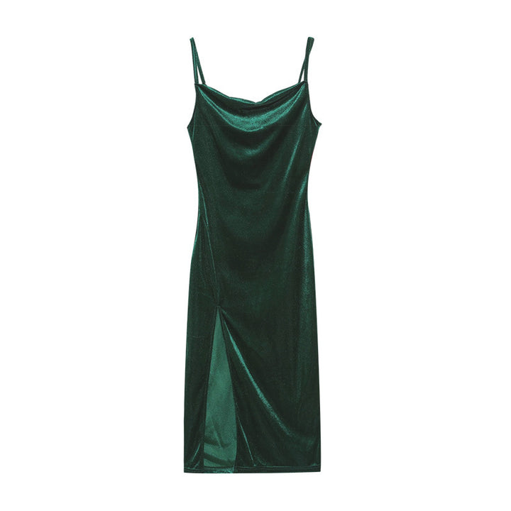Chic and stylish iridescent slip midi dress for women