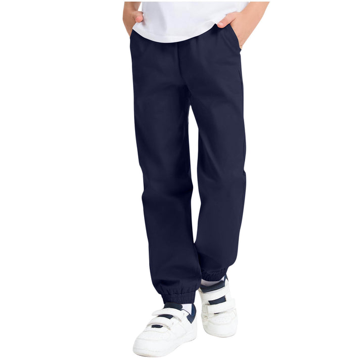Leisure pants for boys with elastic waistband and side pockets Lune London