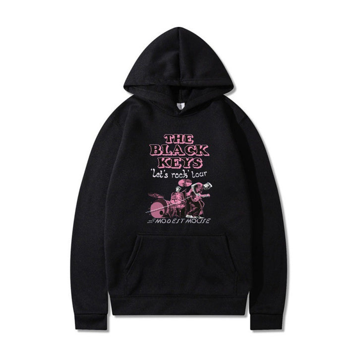Women's hoodie with creative rock band design and comfortable fit Lune London
