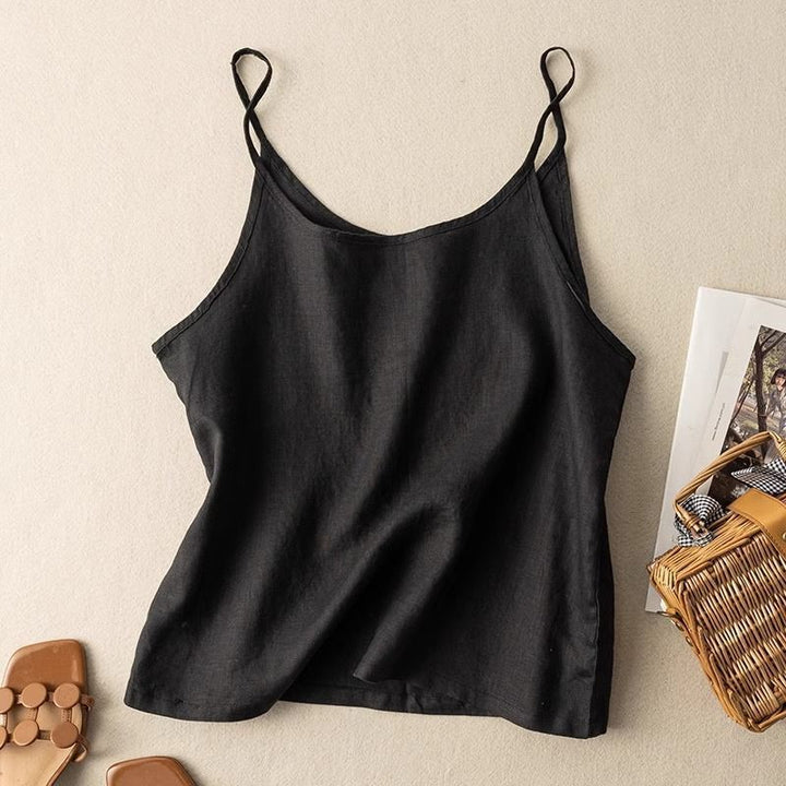 Women's Lightweight Linen Camisole Top Lune London