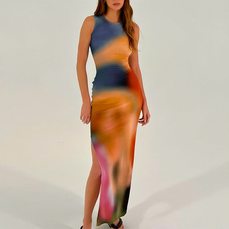 Chic and Stylish Trendy Abstract Maxi Dress for Women