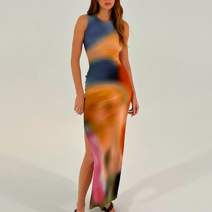 Chic and Stylish Trendy Abstract Maxi Dress for Women