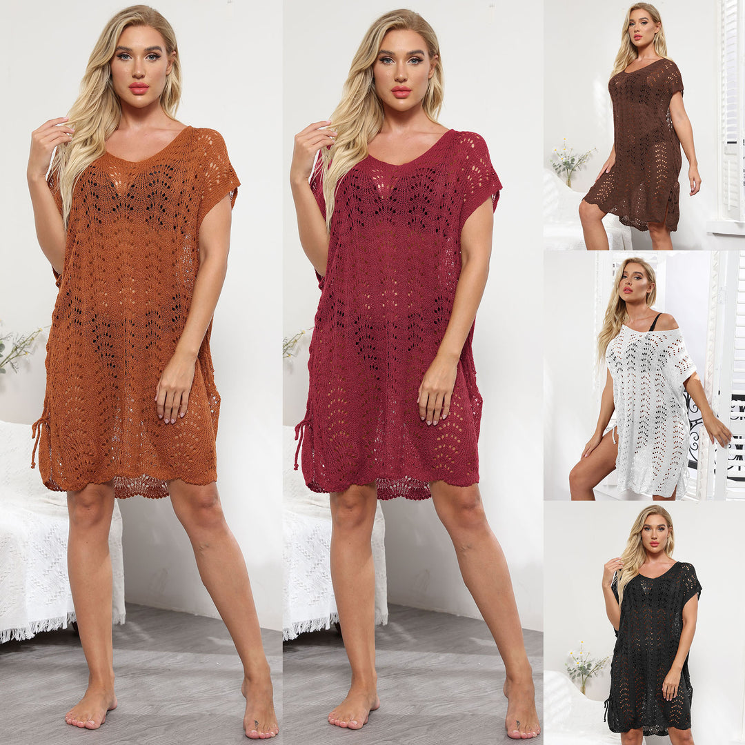 Casual Crochet Beach Dress for Women Lune London