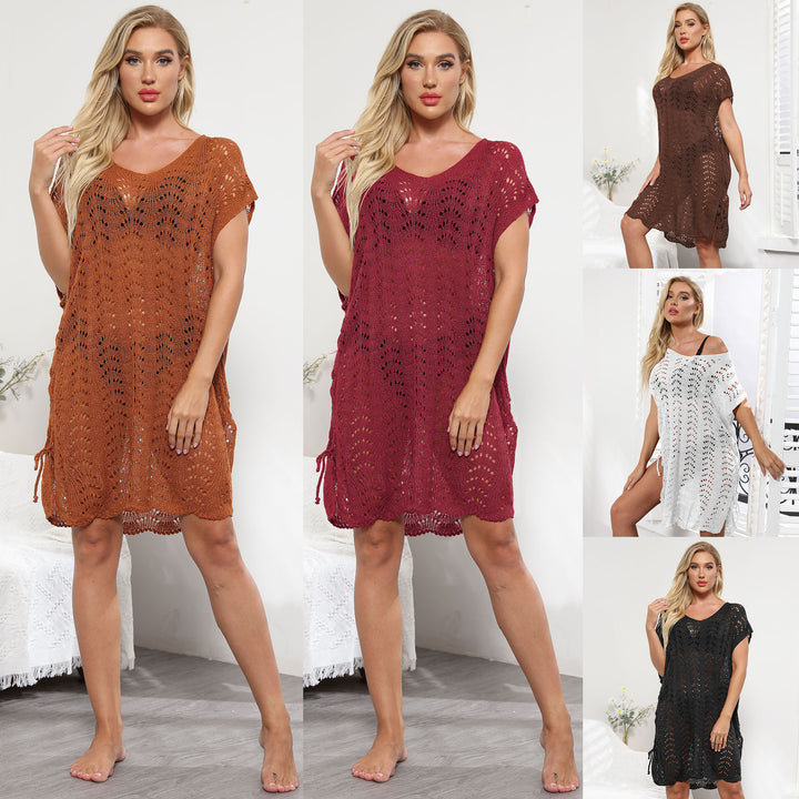 Casual Crochet Beach Dress for Women Lune London