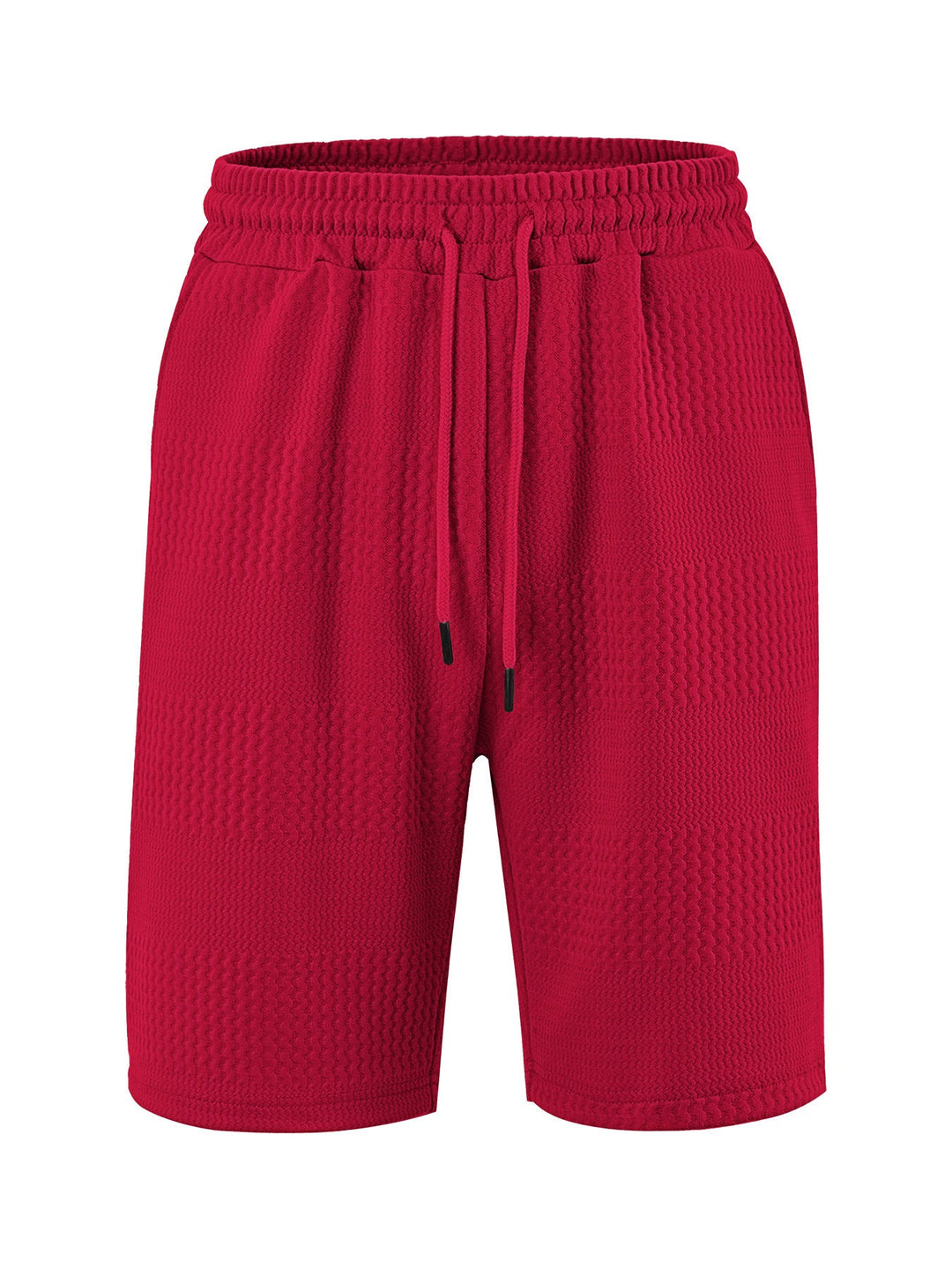 Men's Sporty Shorts with Innovative Texture and Elastic Waistband Lune London