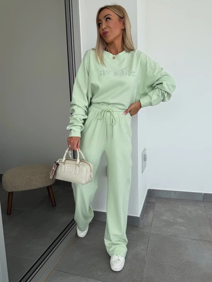 Women Casual Fit Sports Leisure Set with Drawstring Lune London