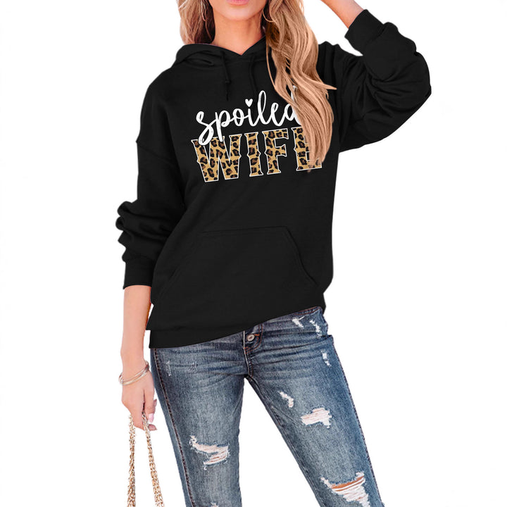 Sweat à capuche pour femmes avec lettrage créatif et élégant Chic & Stil