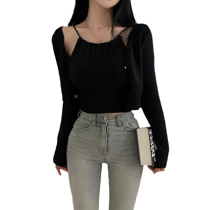 Top en tricot pour femme avec élément décoratif au dos et coupe décontractée Chic & Stil