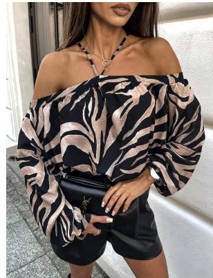 Ladies Off-Shoulder Statement Blouse Lune London