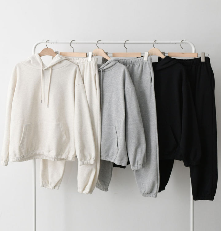 Women's Casual Hoodie and Jogging Pants Set with Elastic Waistband and Practical Pockets Chic & Stil