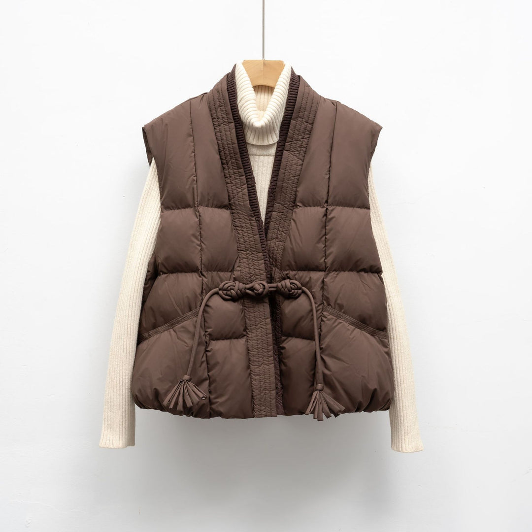 Ladies Trendy Quilted Vest Lune London
