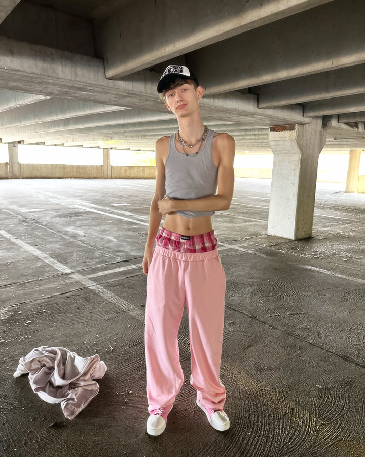Pantalons de jogging larges pour femmes avec taille élastique et coton de haute qualité Chic & Stil