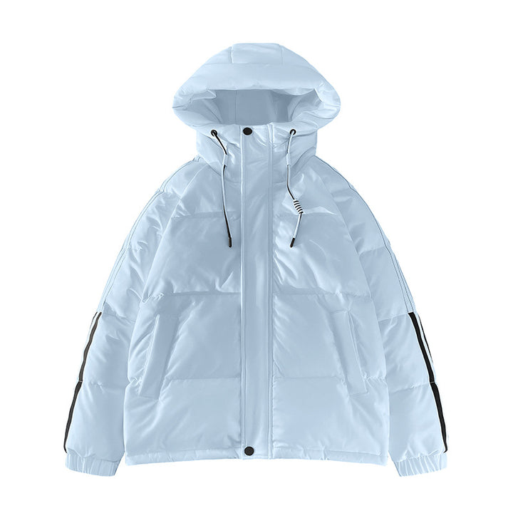 Ladies fashionable functional jacket with insulating padding and adjustable hood Lune London