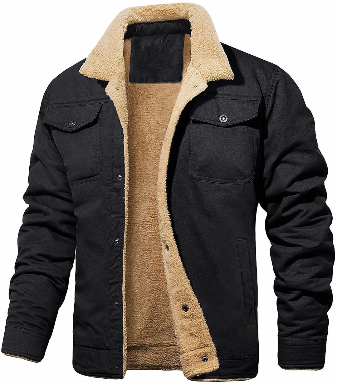 Winter jacket for men with soft plush lining Lune London