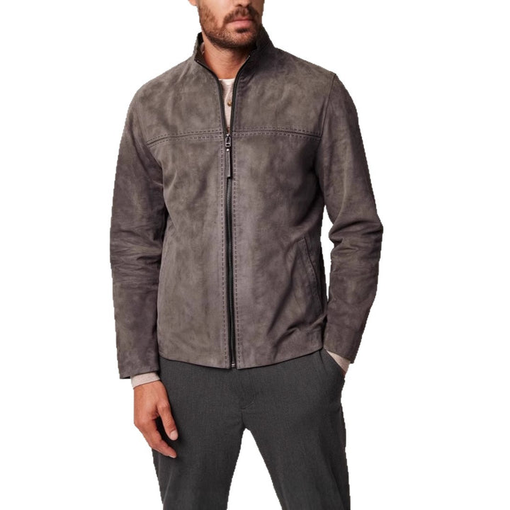 Lune London Elegant Suede Leather Jacket for Men