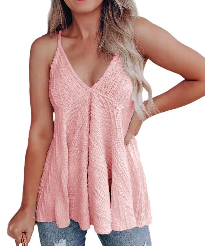 Women casual frill top with V-neck Lune London