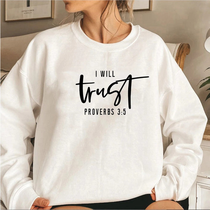Sweatshirt pour femme avec lettrage motivant et coupe confortable Chic & Stil
