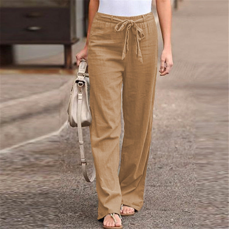 Women Lightweight Casual Summer Pants Lune London
