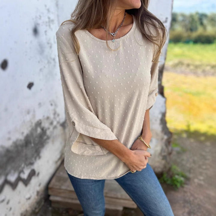 Women Loose Top with Stylish Details Lune London