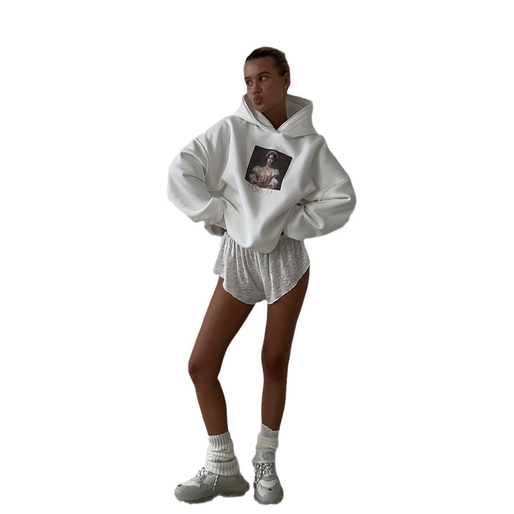 Women's hoodie with exclusive graphic design Lune London